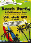 Beachparty Altdöbern Flyer